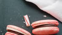 Dark Chocolate Peppermint Macarons