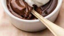 Dark Chocolate Pudding