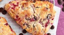 Dark Chocolate Raspberry Scones