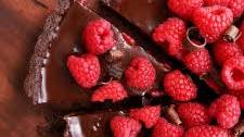 Dark Chocolate Raspberry Tart