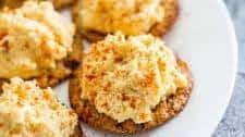 Deviled Egg Cracker Bites