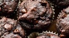 Double Chocolate Banana Muffins