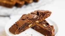 Double Chocolate Chip and Coffee Biscotti