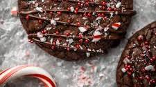 Double Chocolate Peppermint Brownie Cookies