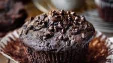 Double Chocolate Zucchini Muffins