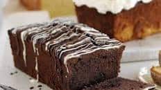 Double chocolate loaf cake