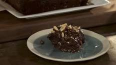 Drunken Cherry Double Chocolate Almond Brownies