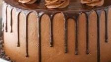 Drunken Chocolate Truffle Cake