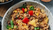 Easy Beef Fried Rice (牛肉炒饭)