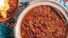 Easy Beef and Bean Chili