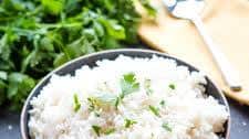 Easy Coconut Lime Rice