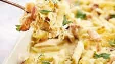 Easy Creamy Chicken Pasta Bake