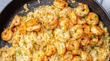 Easy Garlic Shrimp Risotto