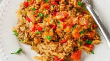 Easy Ground Beef and Rice Skillet