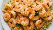 Easy Lemon Garlic Shrimp & Quinoa