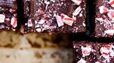 Easy Peppermint Candy Cane Brownies
