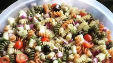 Easy Rainbow Pasta Salad