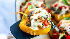 Easy Sausage Stuffed Peppers