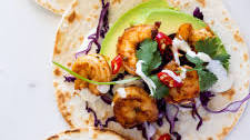 Easy spicy shrimp tacos