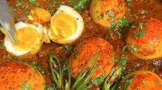 Egg Masala Curry (Anda Curry - Dhaba Style)