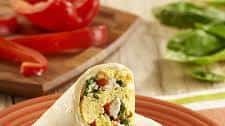 Egg, Spinach and Feta Breakfast Wraps