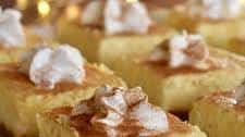 Eggnog Cheesecake Bars