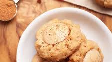 Eggnog Cheesecake Thumbprint Cookies
