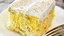 Eggnog Poke Cake