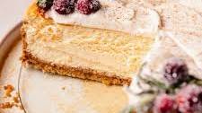 Eggnog cheesecake