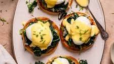 Eggs Florentine with Fresh Spinach & Blender Hollandaise