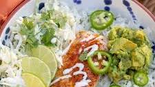 Fish Taco Bowls with Cilantro Lime Rice