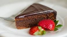 Flourless Chocolate Almond Cake with Chocolate Ganache