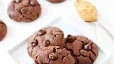 Flourless Chocolate Peanut Butter Cookies