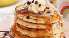 Fluffy Chocolate Chip Pancakes