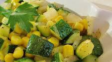 Fresh Corn and Zucchini Sauté