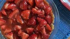 Fresh Strawberry Almond Pie