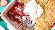 Fresh Strawberry Cobbler