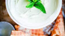 Fresh Vanilla Mint Ice Cream