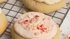 Frosted Peppermint Sugar Cookies