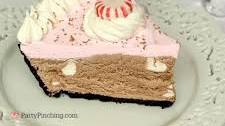 Frozen Hot Chocolate Peppermint Pie