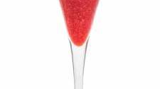 Frozen Strawberry Prosecco Summer Slushie Cocktail