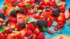 Fruit Salad with Citrus Honey Dressing