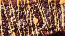 Fudgy Chocolate Peanut Butter Cobbler