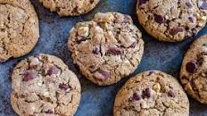 Galletas con chispas de chocolate y nueces