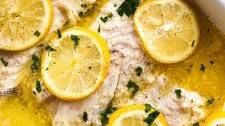 Garlic Butter Lemon Baked Cod