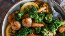 Garlic Butter Shrimp with Broccoli