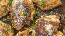 Garlic Parmesan Chicken Thighs