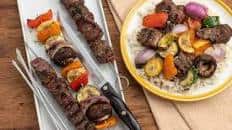 Garlic Parmesan Tri-Tip Kabobs