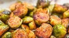 Garlic Roasted Brussels Sprouts