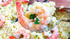 Garlic Shrimp Risotto